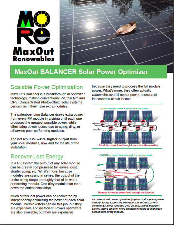 MaxOut Renewables Brochure